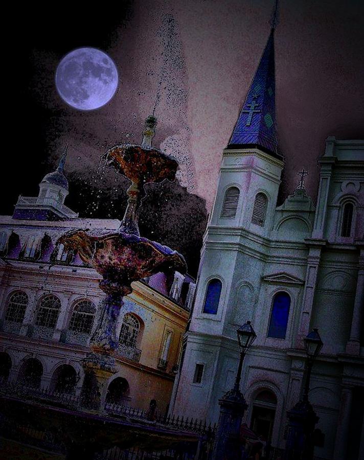 New Orleans Photograph - Moon Drops by Robert McCubbin