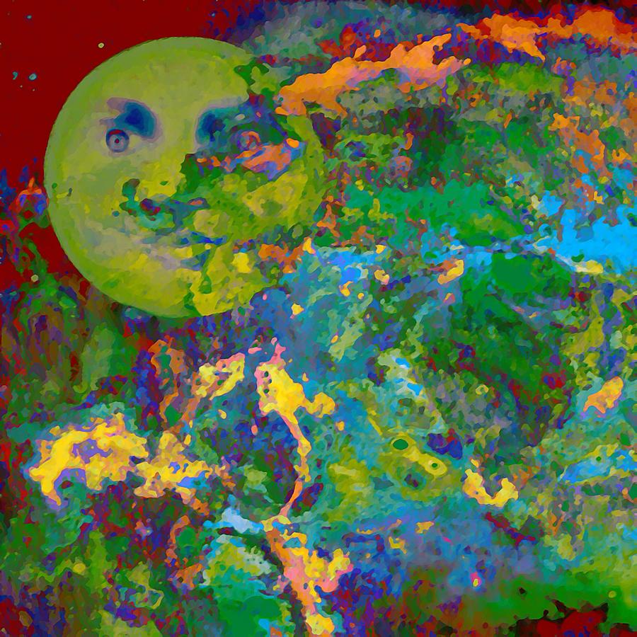 Moon Francais Digital Art by John Madison