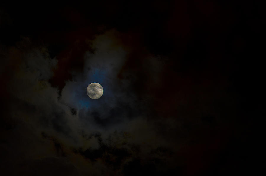 Nature Photograph - Moon I by Anna Azmitia