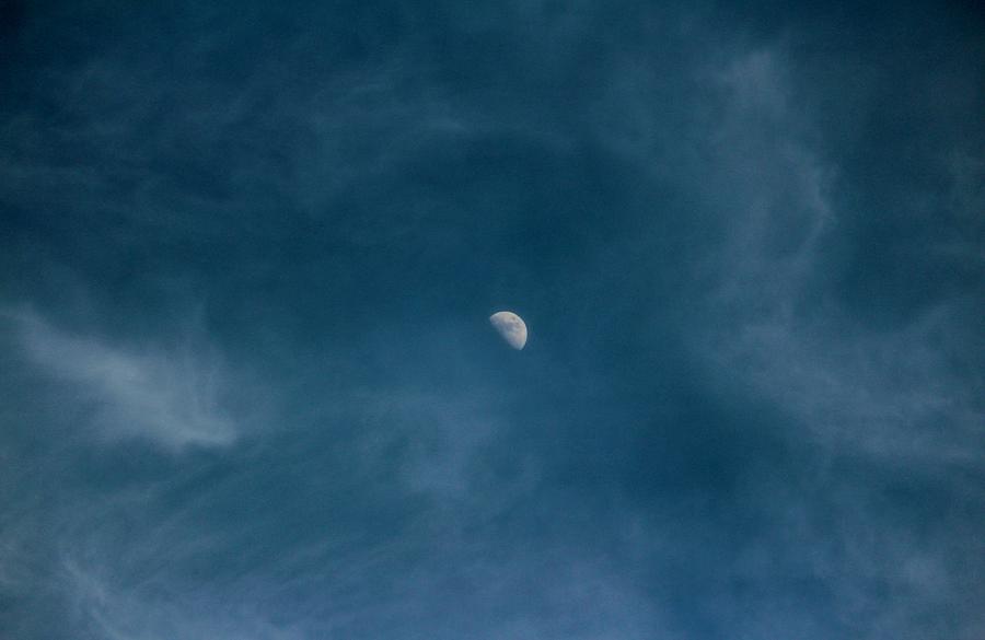 Moon Inside Clouds Photograph by Cynthia Guinn