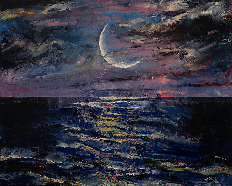 Moon Painting by Michael Creese