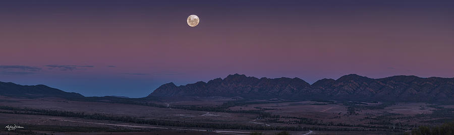 Moon over Flinders Photograph by Andrew Dickman