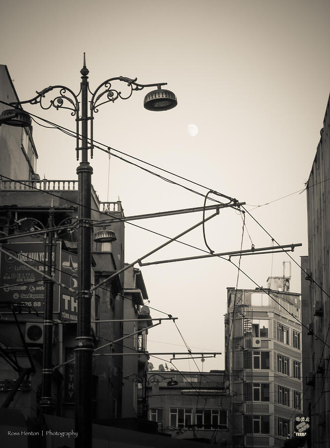 Moon Over Istanbul - for Eugene Atget Photograph by Ross Henton