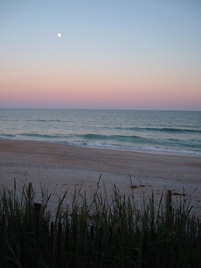 Moon Rise Cherry Point North Carolina Photograph by Caryl J Bohn Pixels
