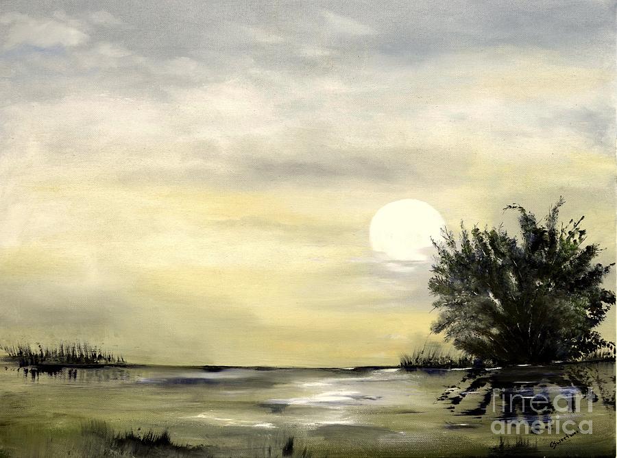 Moon Shadow Painting by Carol Sweetwood
