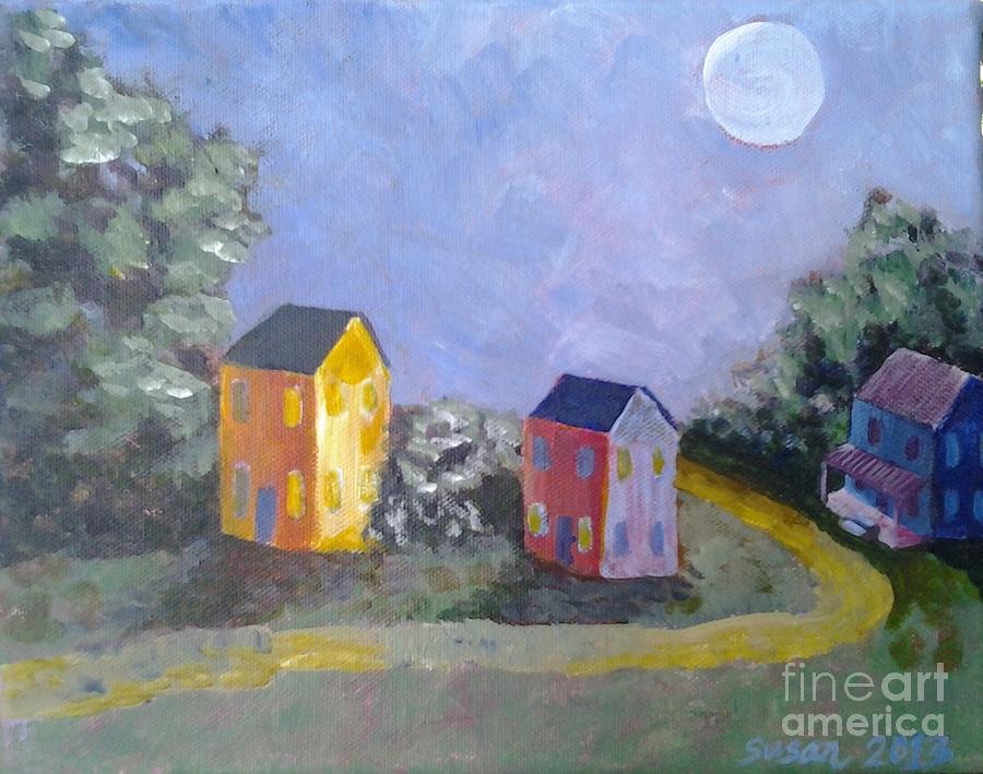 Moon Shadows Painting by Susan Williams