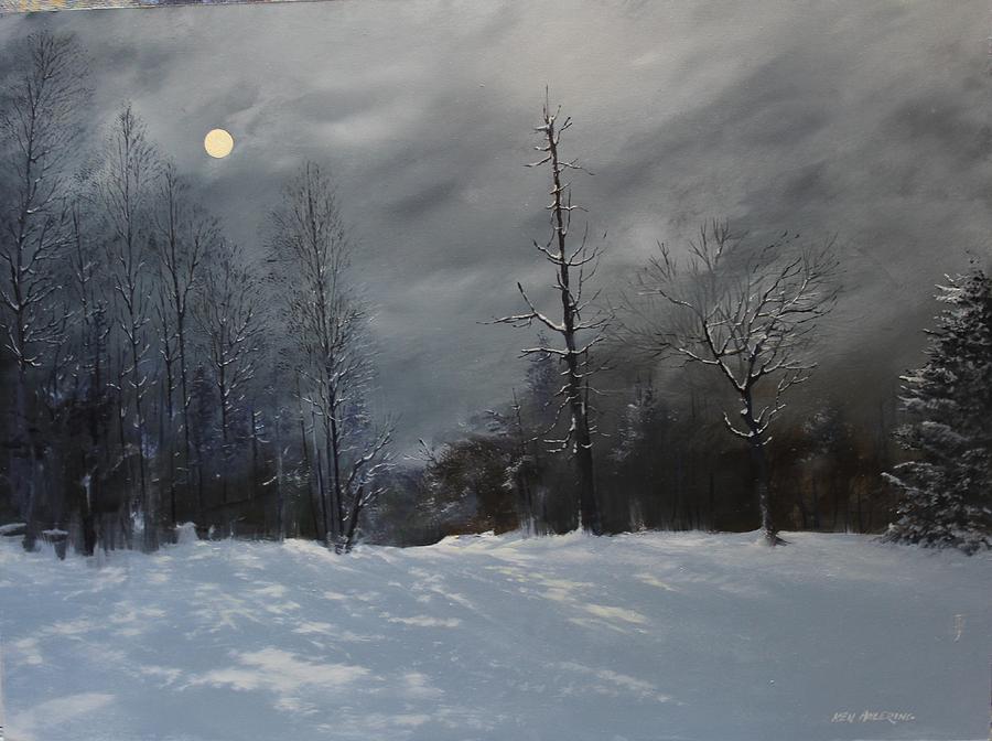 Moon Struck Painting by Ken Ahlering