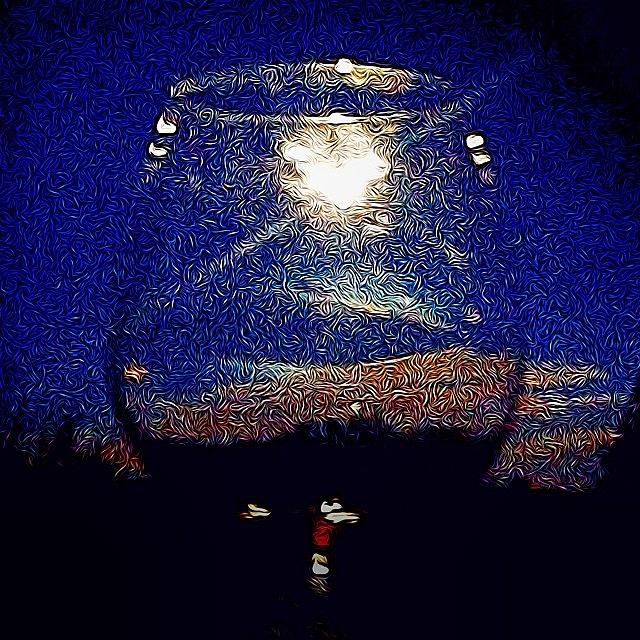 Moon Through A Wine Glass Photograph by Jaime Grego-Mayor