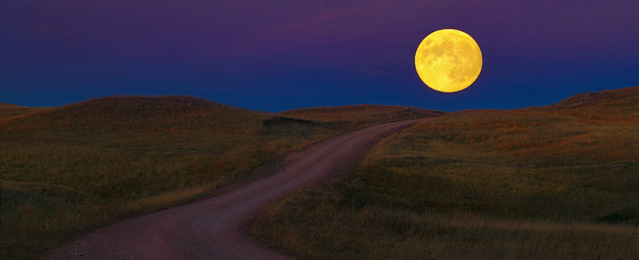 Halloween Photograph - Moon Way by Kadek Susanto