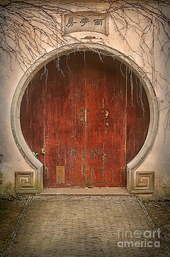 Moongate Door Photograph by Alice Cahill