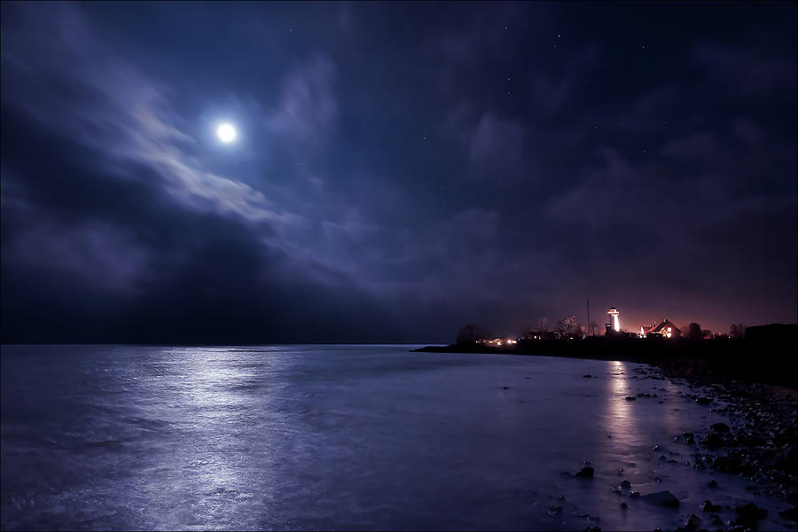 Fantasy Photograph - Moonlight Bay by EXparte SE