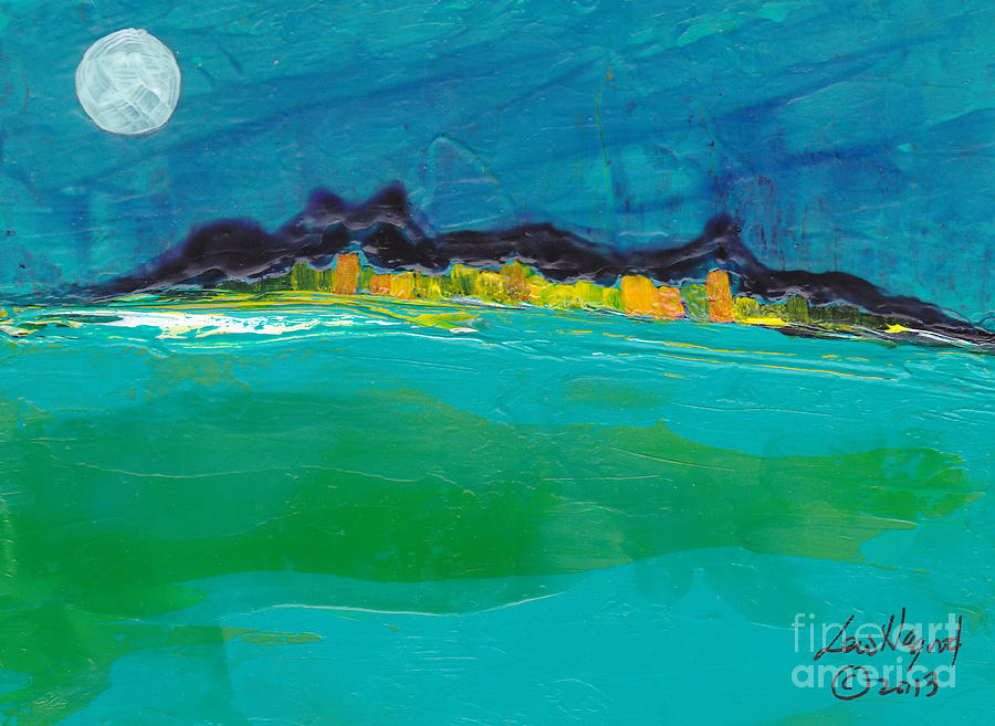 Moonlight Bay Painting by Lew Hagood