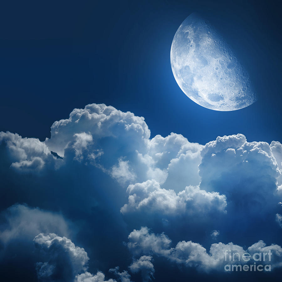 Nature Photograph - Moonlight by Boon Mee
