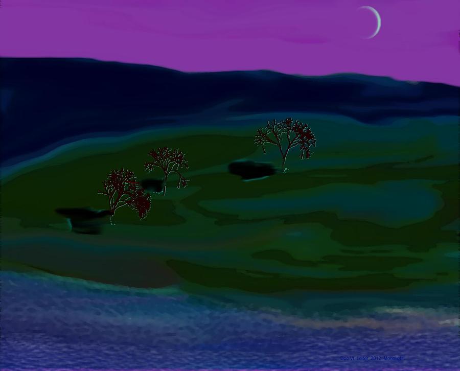 Moonlight Digital Art by Dr Loifer Vladimir