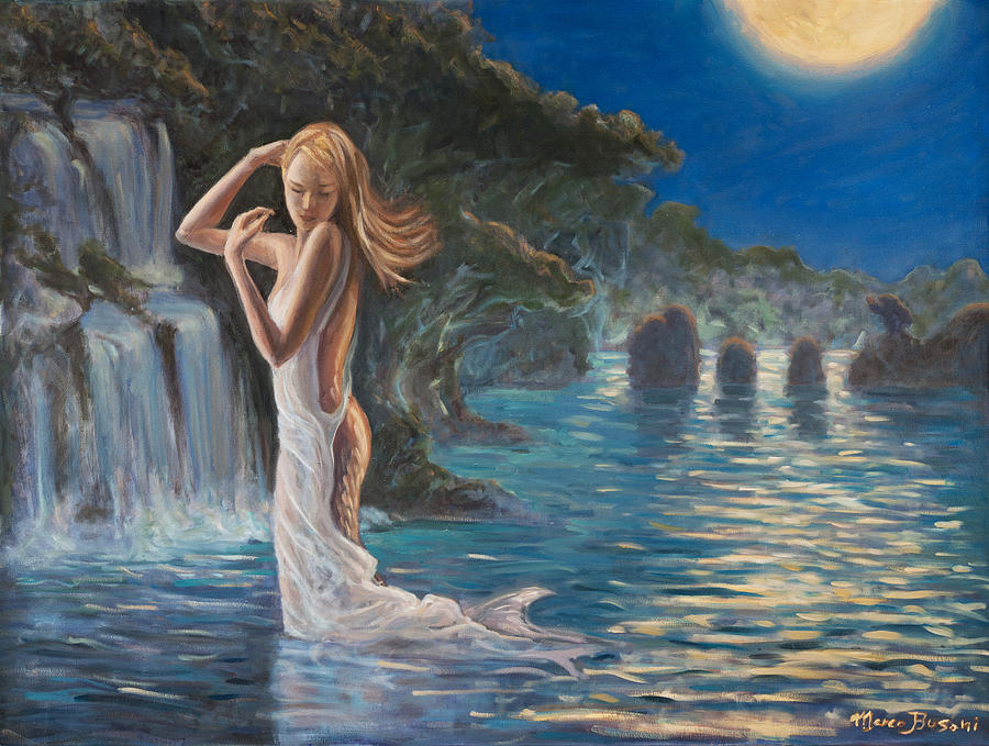 Transformed by the moonlight Painting by Marco Busoni
