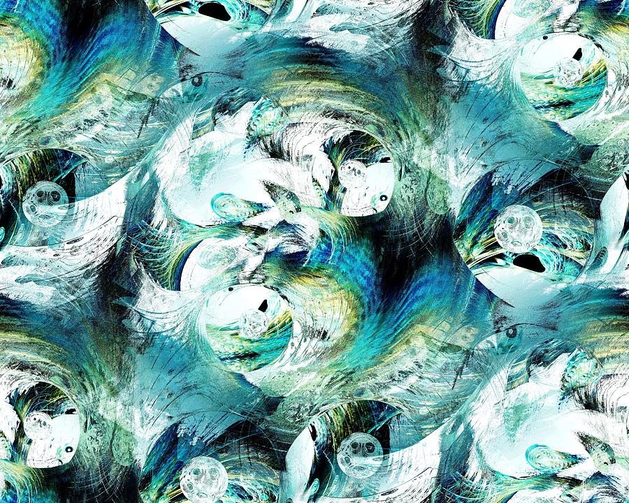 Moonlight Fish Digital Art by Anastasiya Malakhova