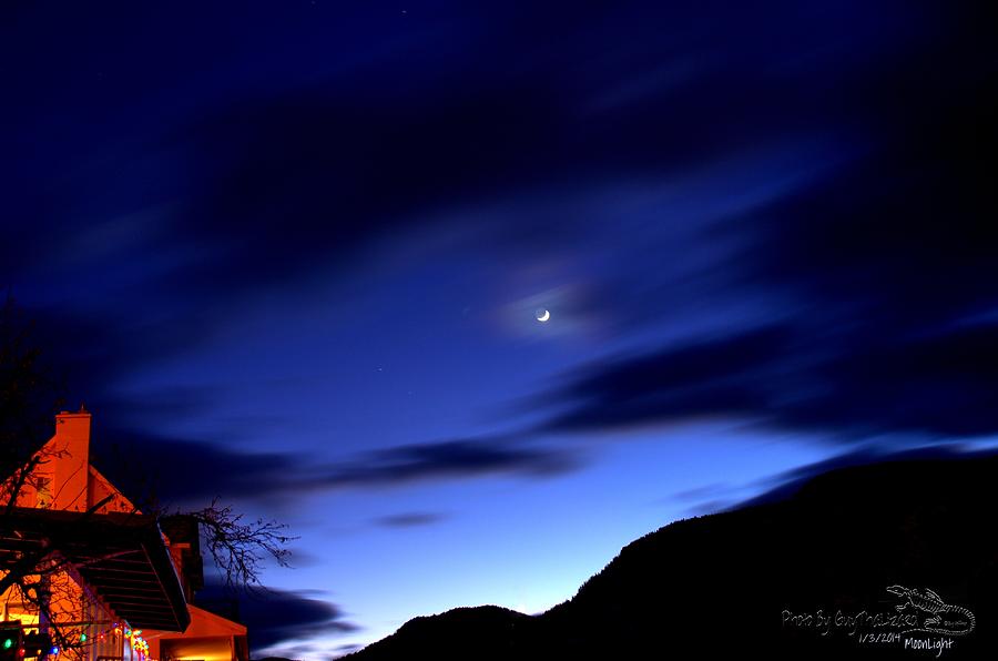 Winter Photograph - MoonLight by Guy Hoffman