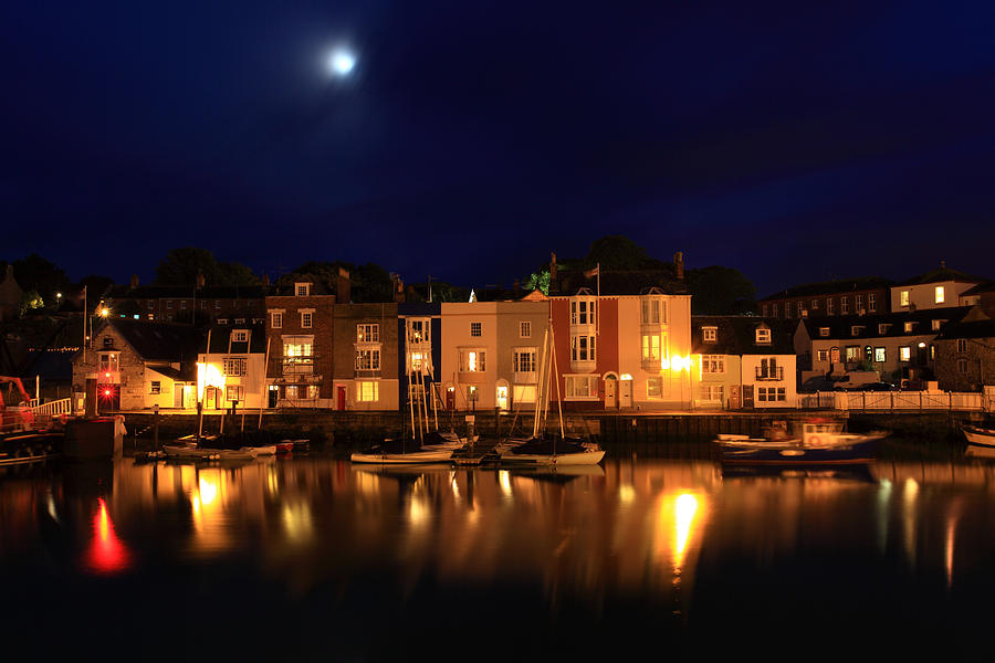 Moonlight Harbour Photograph