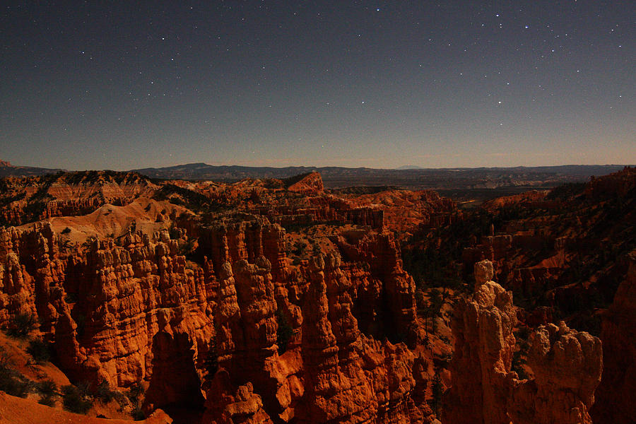 Moonlight in Bryce Canyon Photograph by Jean Clark