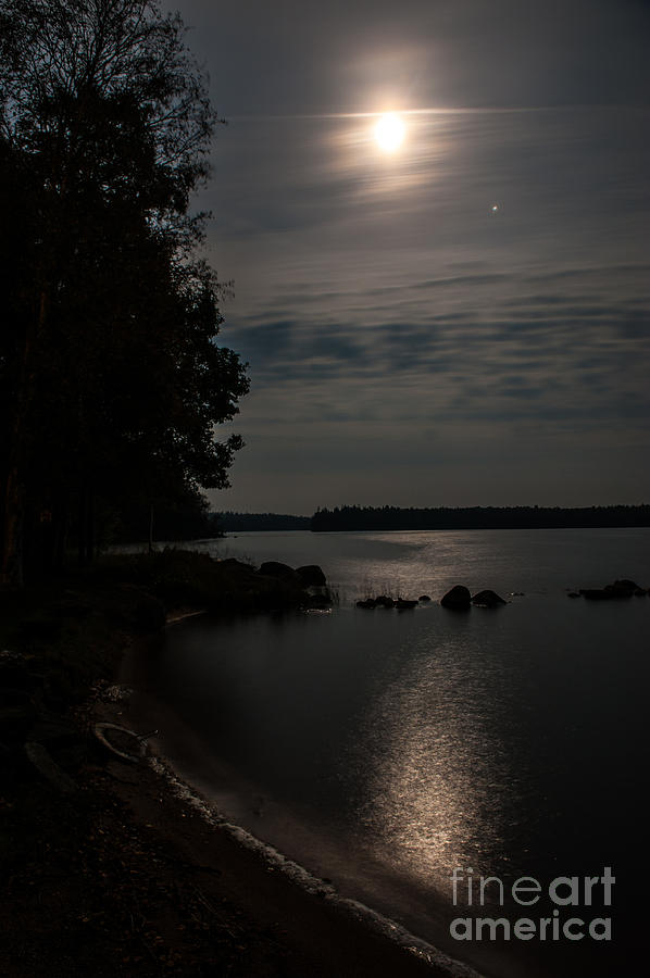Moonlight Photograph by Jorgen Norgaard