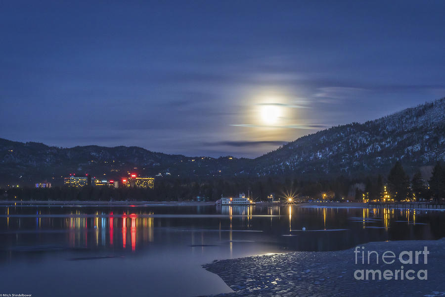 Winter Photograph - Moonlight by Mitch Shindelbower