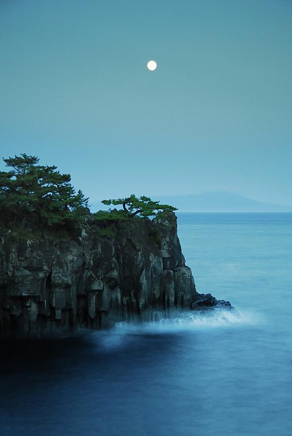Moonlight On Jogasaki Coast Photograph by Lucia Terui
