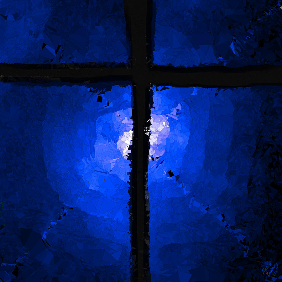 Moonlight on the Cross Painting by Bruce Nutting
