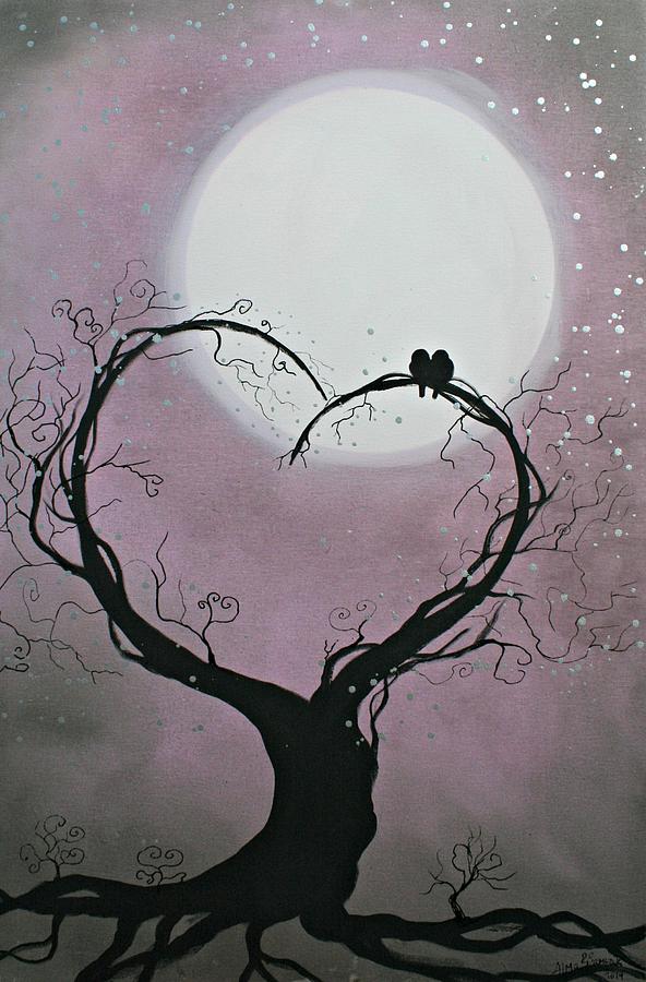 Moonlight Romance Painting by Alma Yamazaki