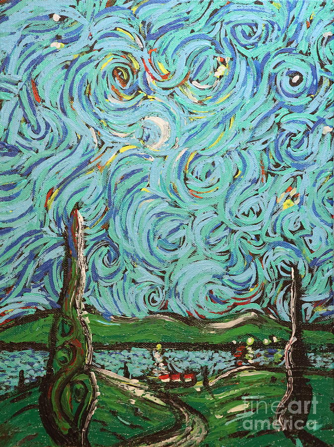 Moonlight Sonata Painting by Stefan Duncan