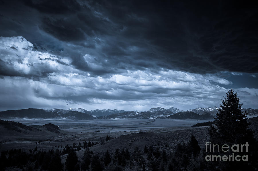 Moonlit Storm 1 Photograph by Al Andersen