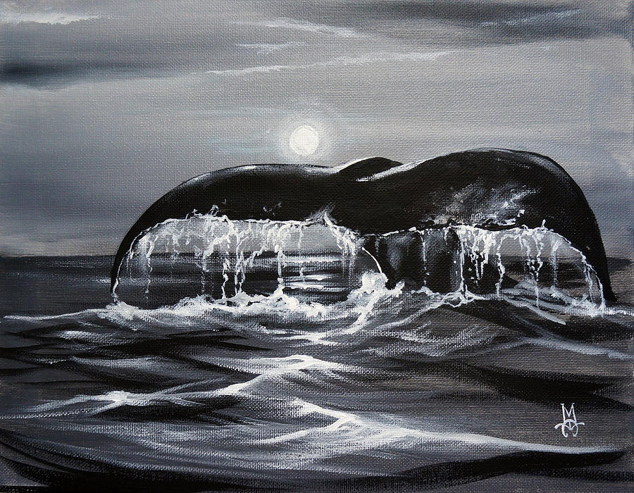 Moonlit Voyage Painting