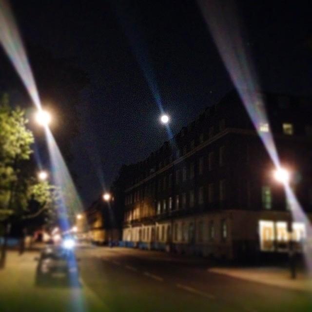 London Photograph - #moonporn #nofilter #london #night #sky by Georgina Balcombe