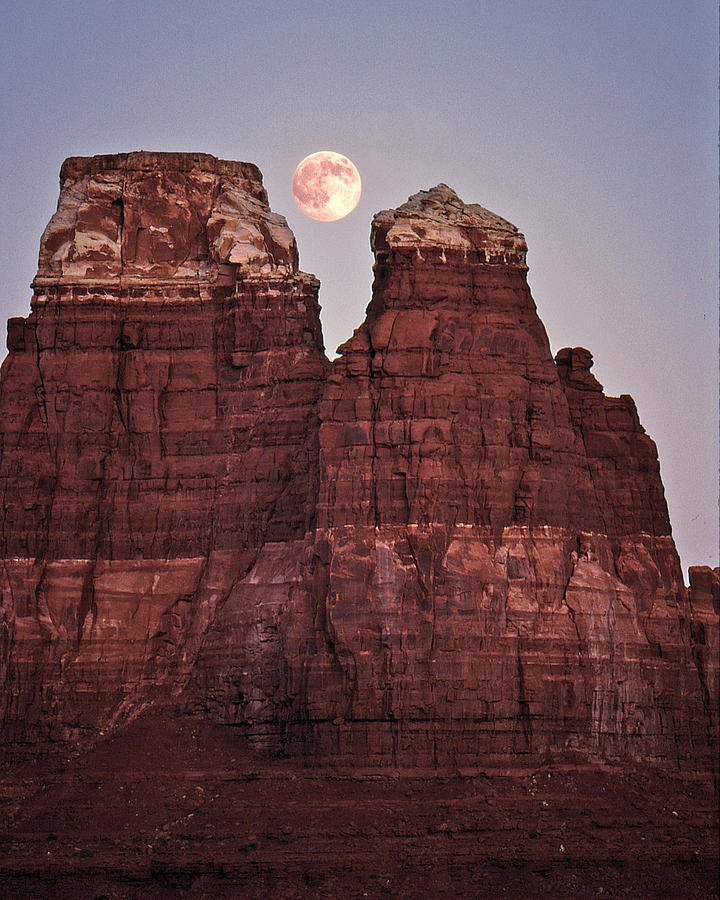 Moonrise in Utah Photograph by Christopher McKenzie