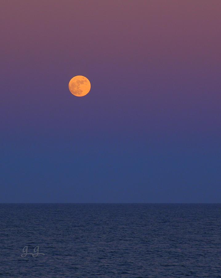 Moonrise Serenity Photograph by Geri Glavis