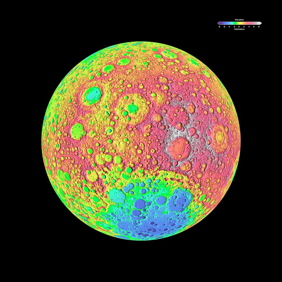 Moon's Far Side Photograph by Nasa/gsfc-svs/science Photo Library - Pixels