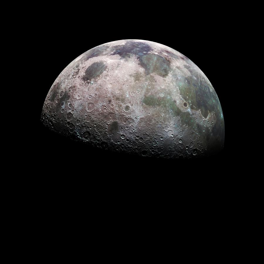 Moon's Northern Hemisphere By Nasa Science Photo Library