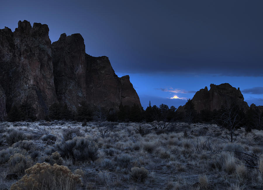Moonset Photograph by Coby Cooper