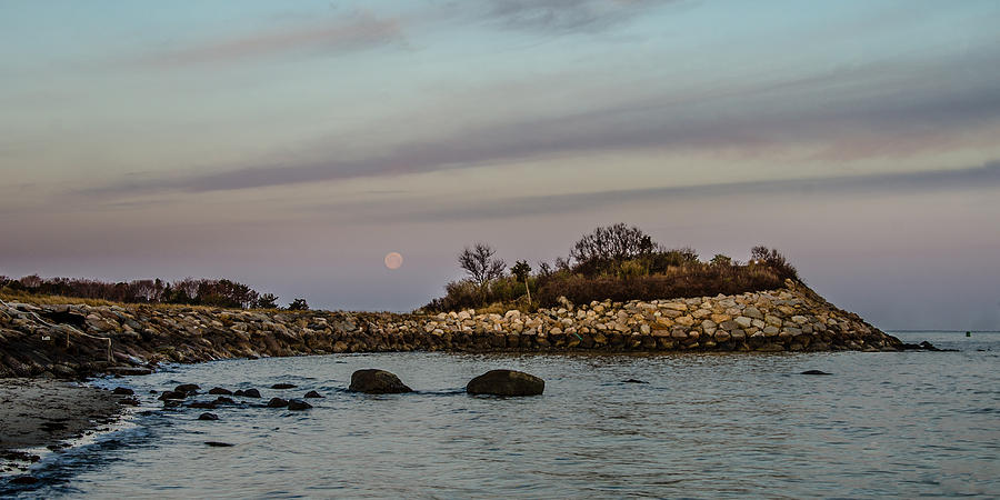 Moonset Over the Nob Photograph by Jennifer Kano