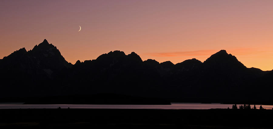 Moonset Photograph by Sandy Sisti