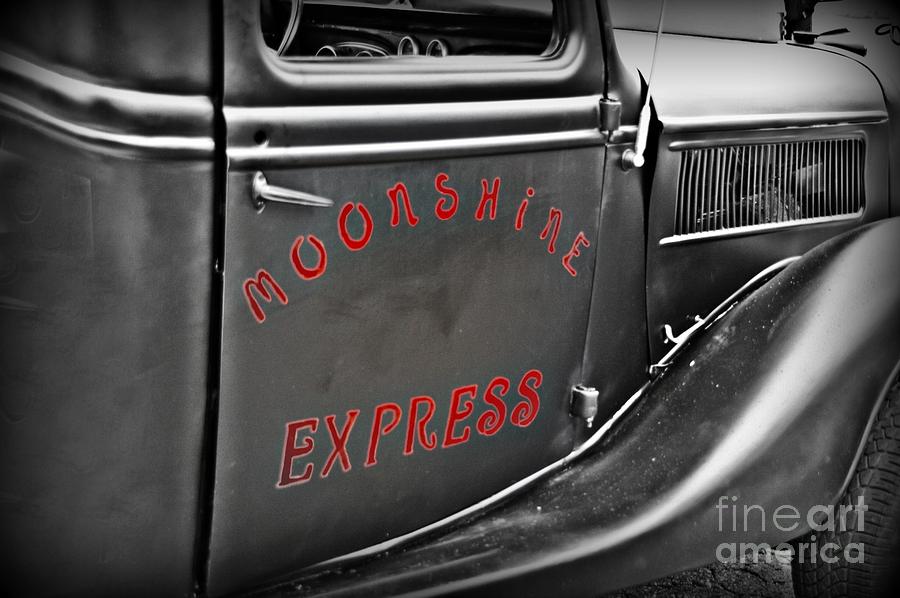 Moonshine Express Restored Vintage Truck Photograph By Jw Hanley