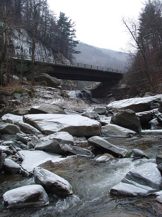 Moores Bridge in the Kaaterskill Clove above Palenville Photograph by Terrance DePietro