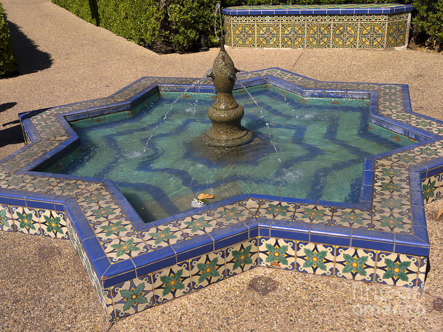 Moorish Fountain Photograph by Brenda Kean
