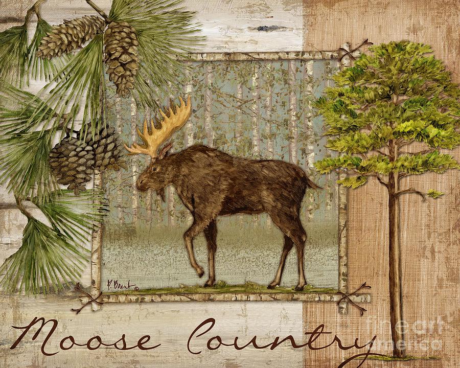 Lodge Painting - Moose Country by Paul Brent