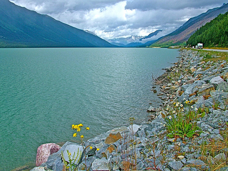 Moose Lake along Yellowhead Highway, British Columbia, Canada Photograph by Ruth Hager