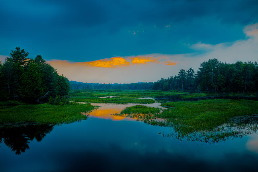Sunset Photograph - Moose River Sunset by David Patterson