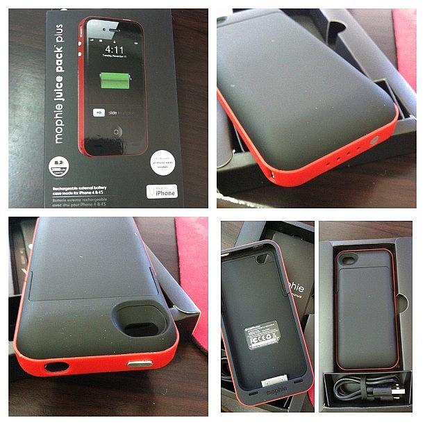 Mophie Juice For Iphone 4 Red Color Photograph by Fazwan Nordin
