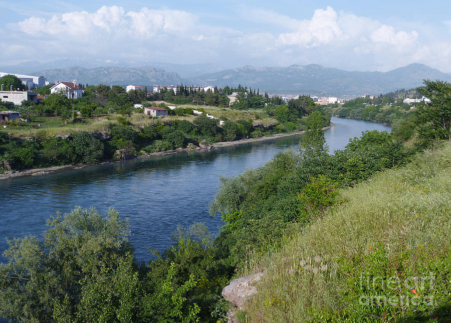 Moraca River at Podgorica - Montenegro Photograph by Phil Banks