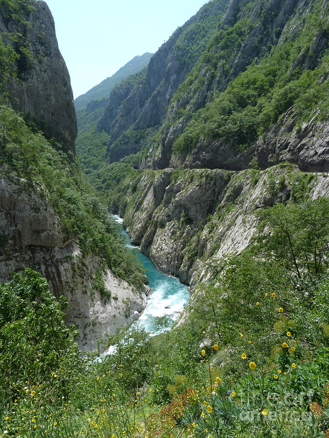 Moraca River Canyon - Montenegro Photograph by Phil Banks