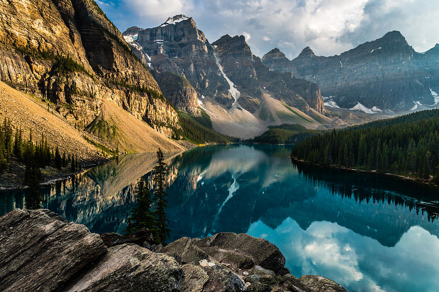 Moraine Lake Photograph by Ian Stotesbury