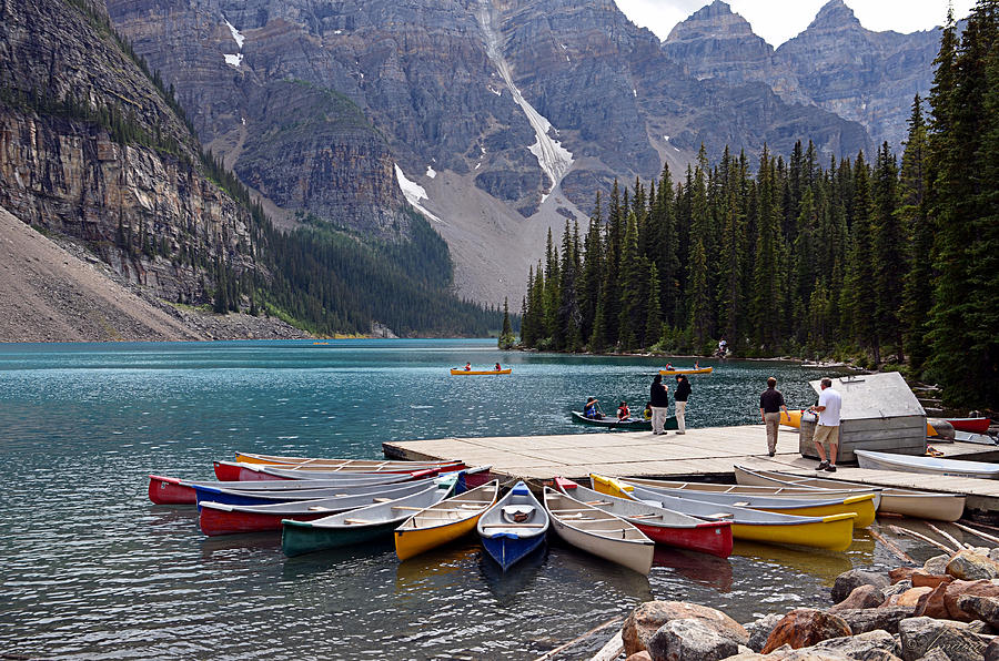 Banff National Park Photograph - Moraine Lake Il by Maria Angelica Maira